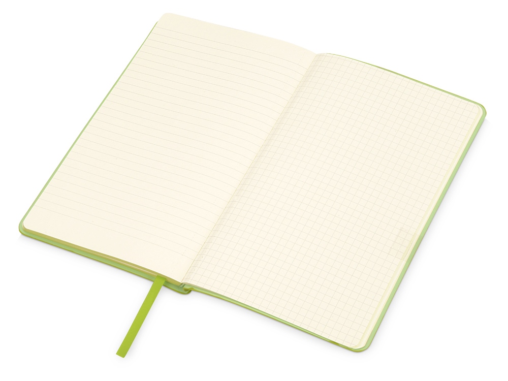 Блокнот Notepeno А5 с тонированными линованными страницами, зеленое яблоко