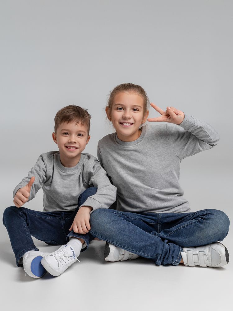 Свитшот Toima Kids 2.0, серый меланж, 12 лет