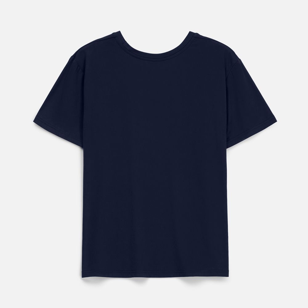 Футболка унисекс Senti, темно-синяя, размер 3XL