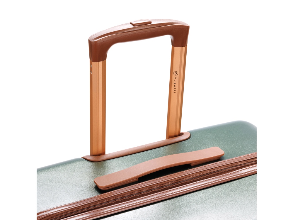 Чемодан BUGATTI АМЕЛИЯ | AMELIA, зеленый, поликарбонат / АБС-пластик, 50х29х76 см, 85 л