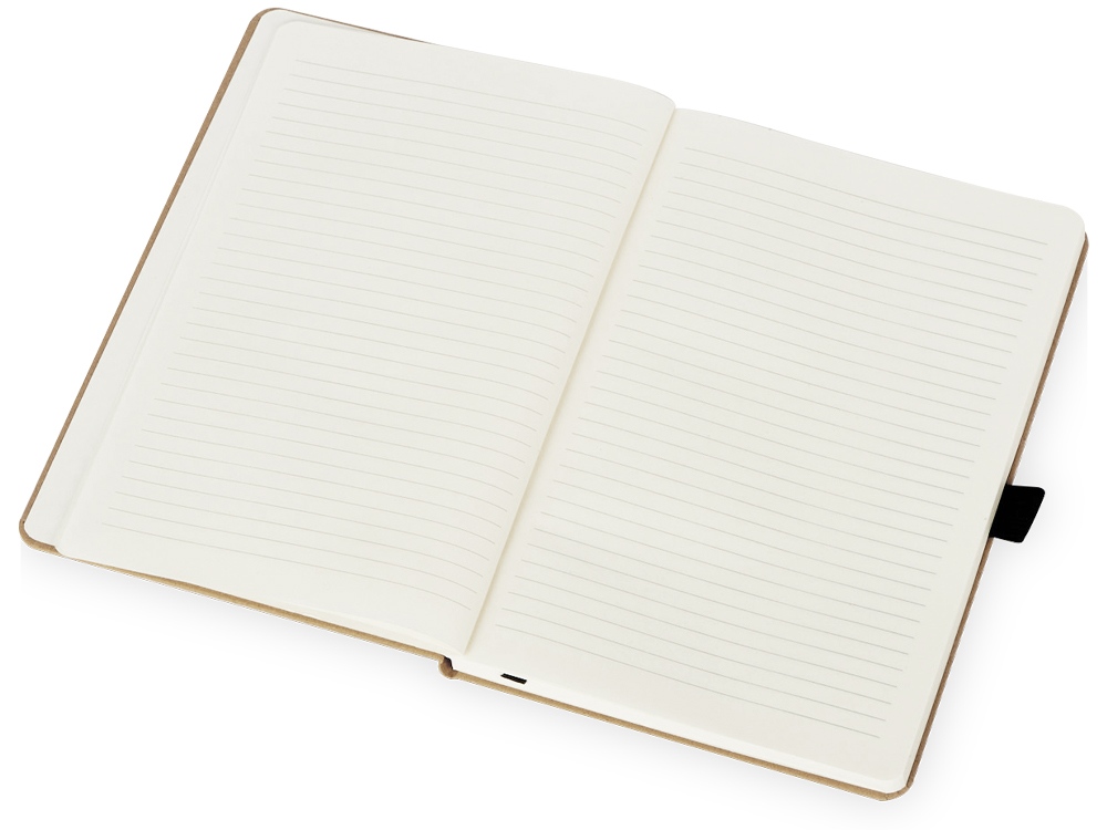 Блокнот Sevilia, твердая обложка из крафта A5, 80 листов, крафтовый/черный