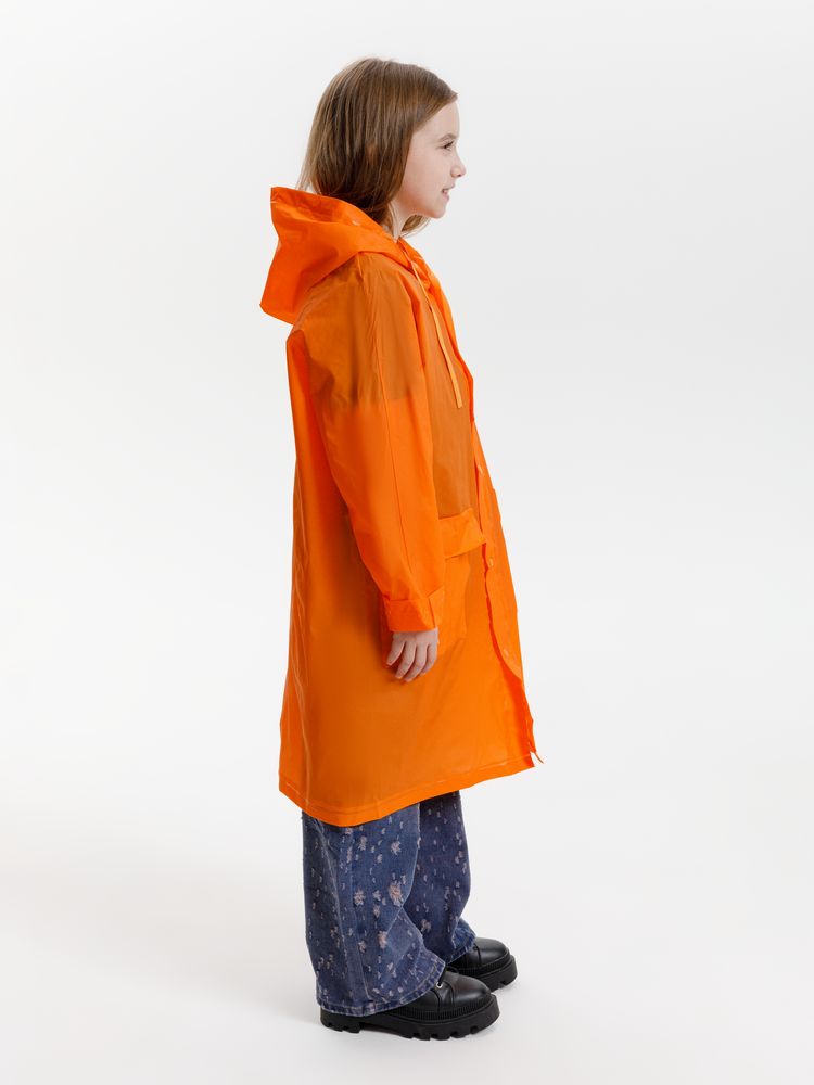 Дождевик детский RainDrop Kids, оранжевый, 12 лет (рост 142-152)