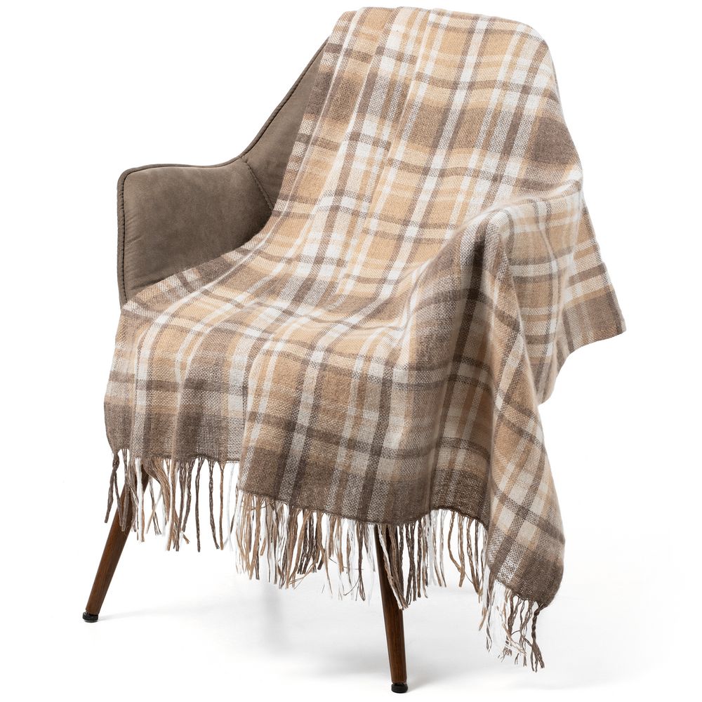 Плед «Берген» с логотипом сделано в России | Print Logo