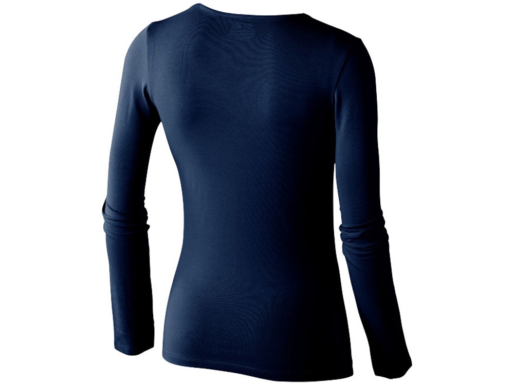 Футболка женская Curve с длинным рукавом, темно-синий