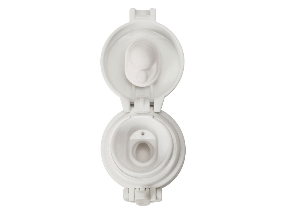 Вакуумная герметичная термокружка Inter, белый, нерж. сталь