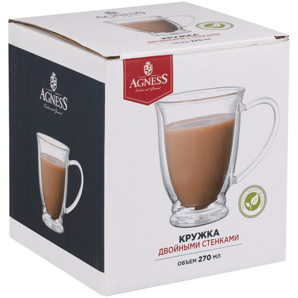 Кружка с двойными стенками Double Wall и подарки фото на сайте Print logo.