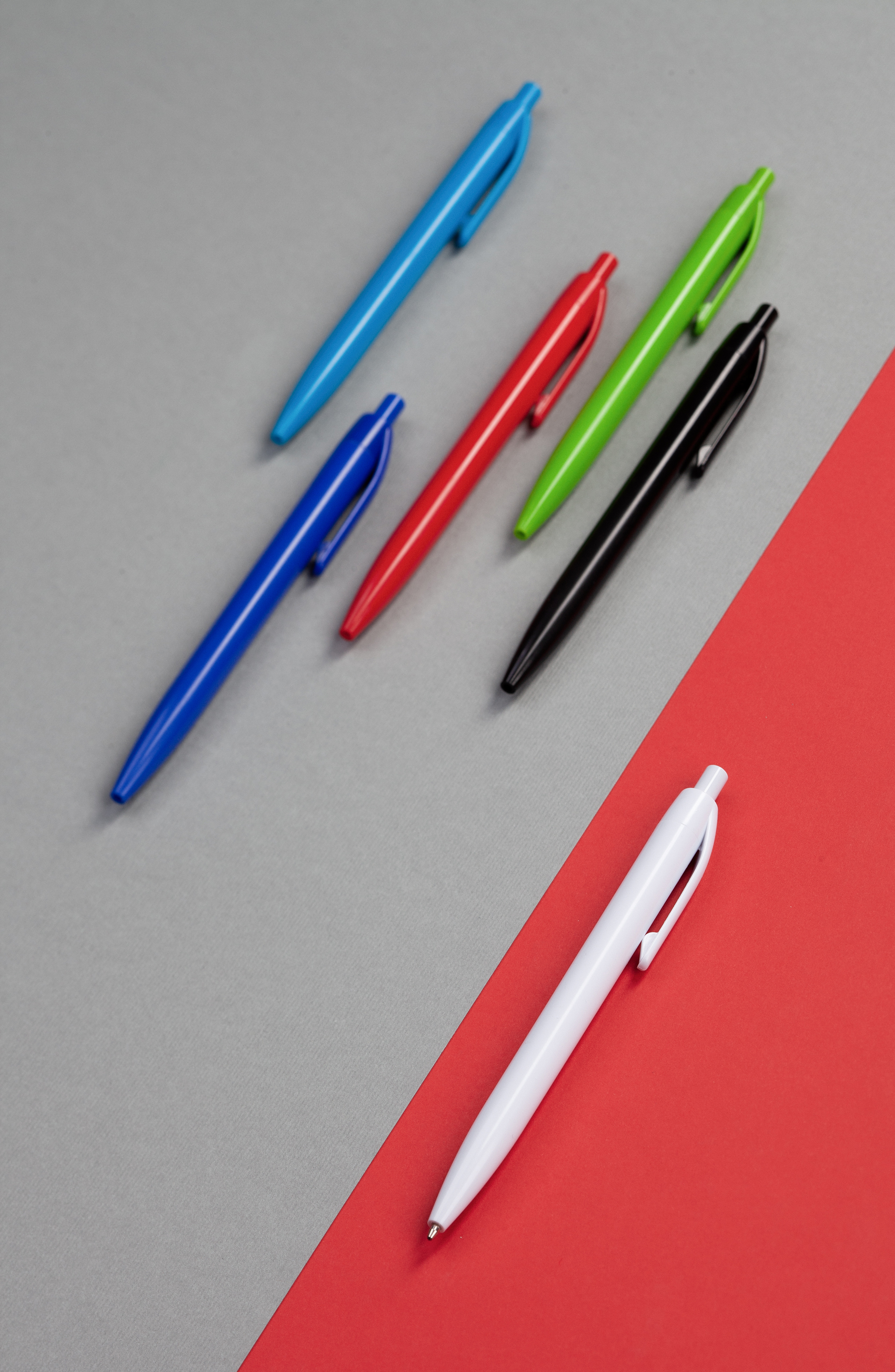 Ручка шариковая "Phil" из антибактериального пластика, черный