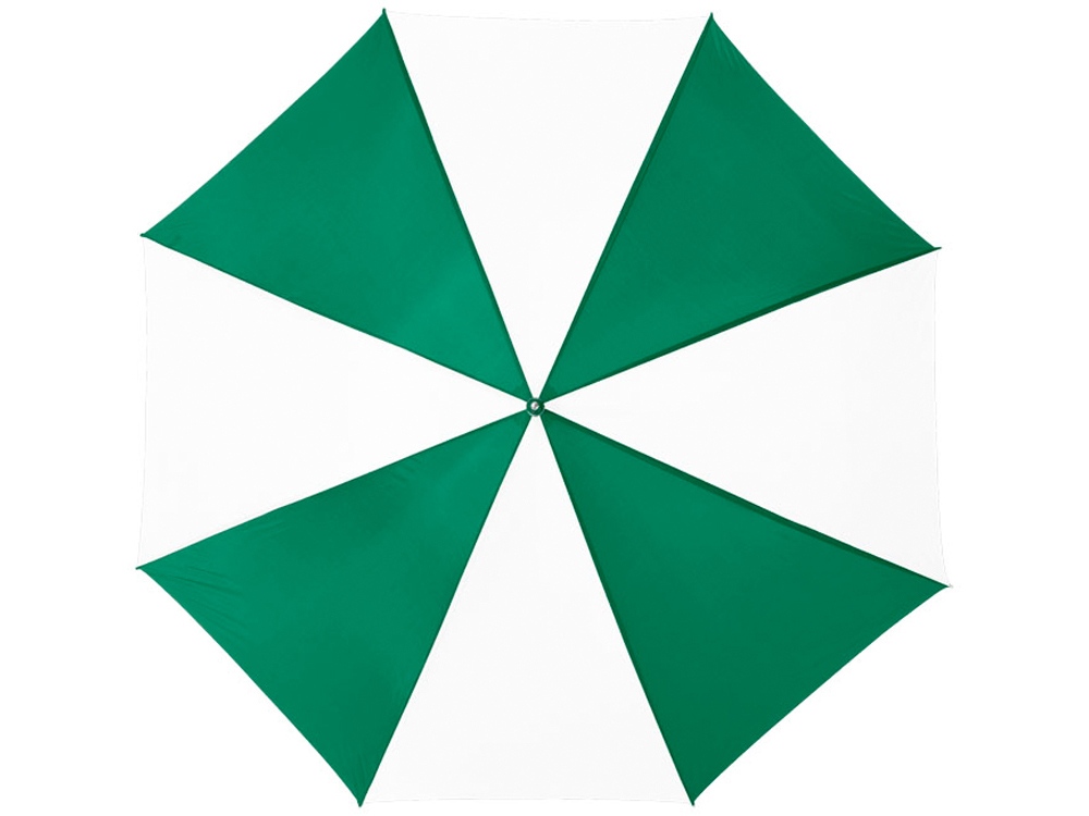 Зонт Karl 30 механический, зеленый/белый