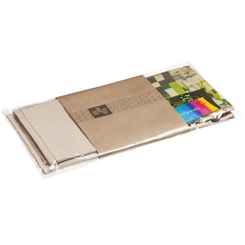 Набор кухонных полотенец «Искусство камуфляжа» — пример нанесения логотипа (Принтэссенция) | Print Logo