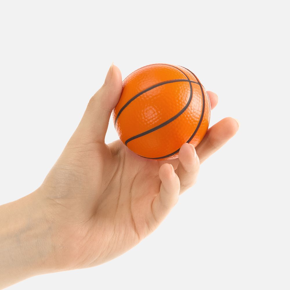 Антистресс «Баскетбольный мяч» — пример нанесения логотипа () | Print Logo