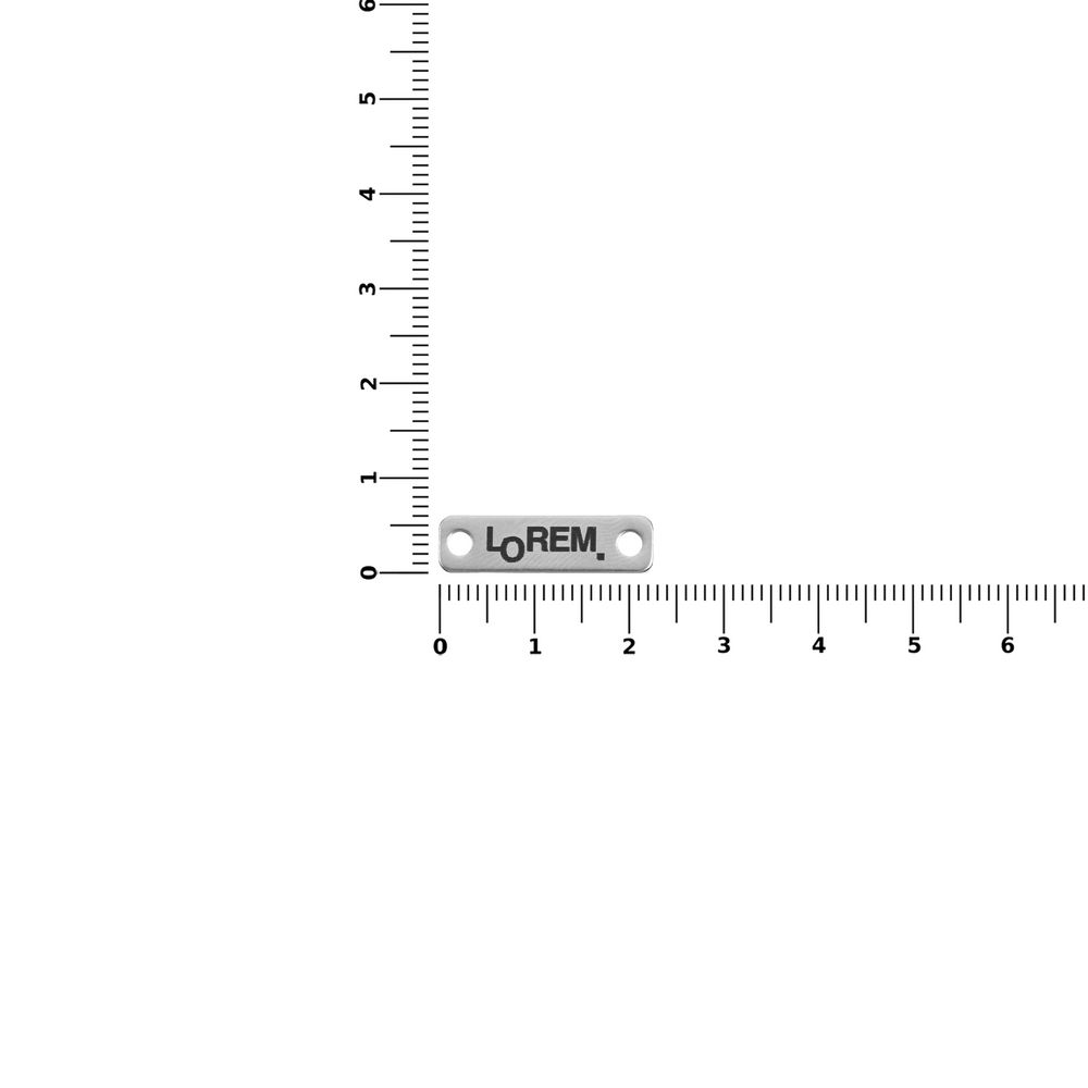 Шильдик металлический Alfa Liten фото в интернет-магазине Print Logo.