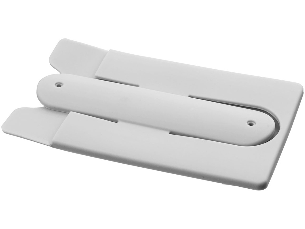 Проводные наушники и силиконовый бумажник для телефона