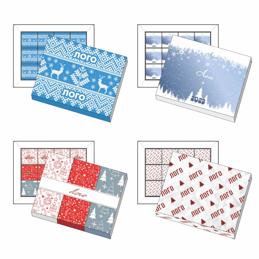 Набор шоколада Choco Box на заказ с логотипом сделано в России | Print Logo