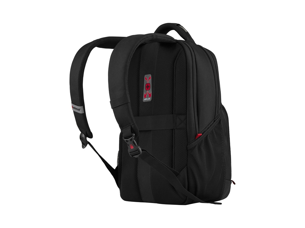 Рюкзак WENGER PlayerMode 15.6, чёрный, 100% полиэстер, 30х23х46 см, 20 л