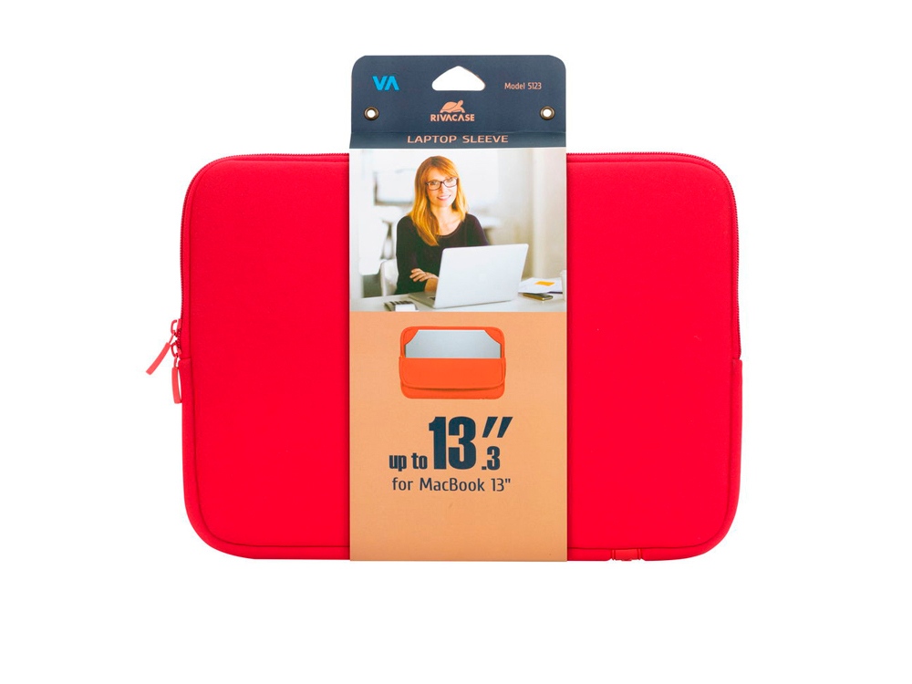 RIVACASE 5123 red чехол для ноутбука 13.3 / 12