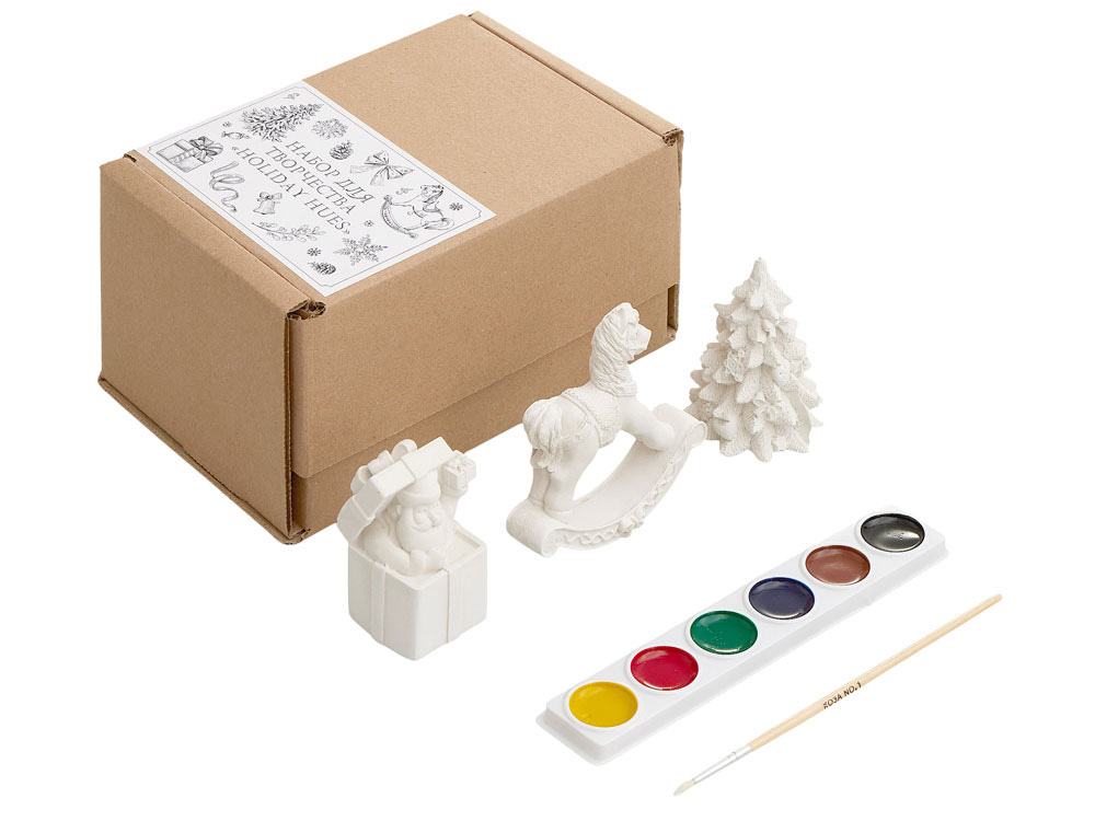 Набор для творчества из гипса Holiday Hues с логотипом  | Print Logo