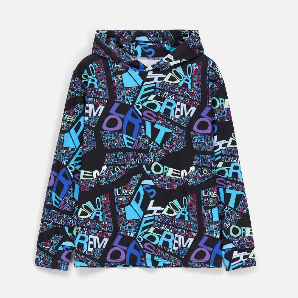 Худи унисекс Morfiss с полной запечаткой на заказ фото на сайте Print Logo.