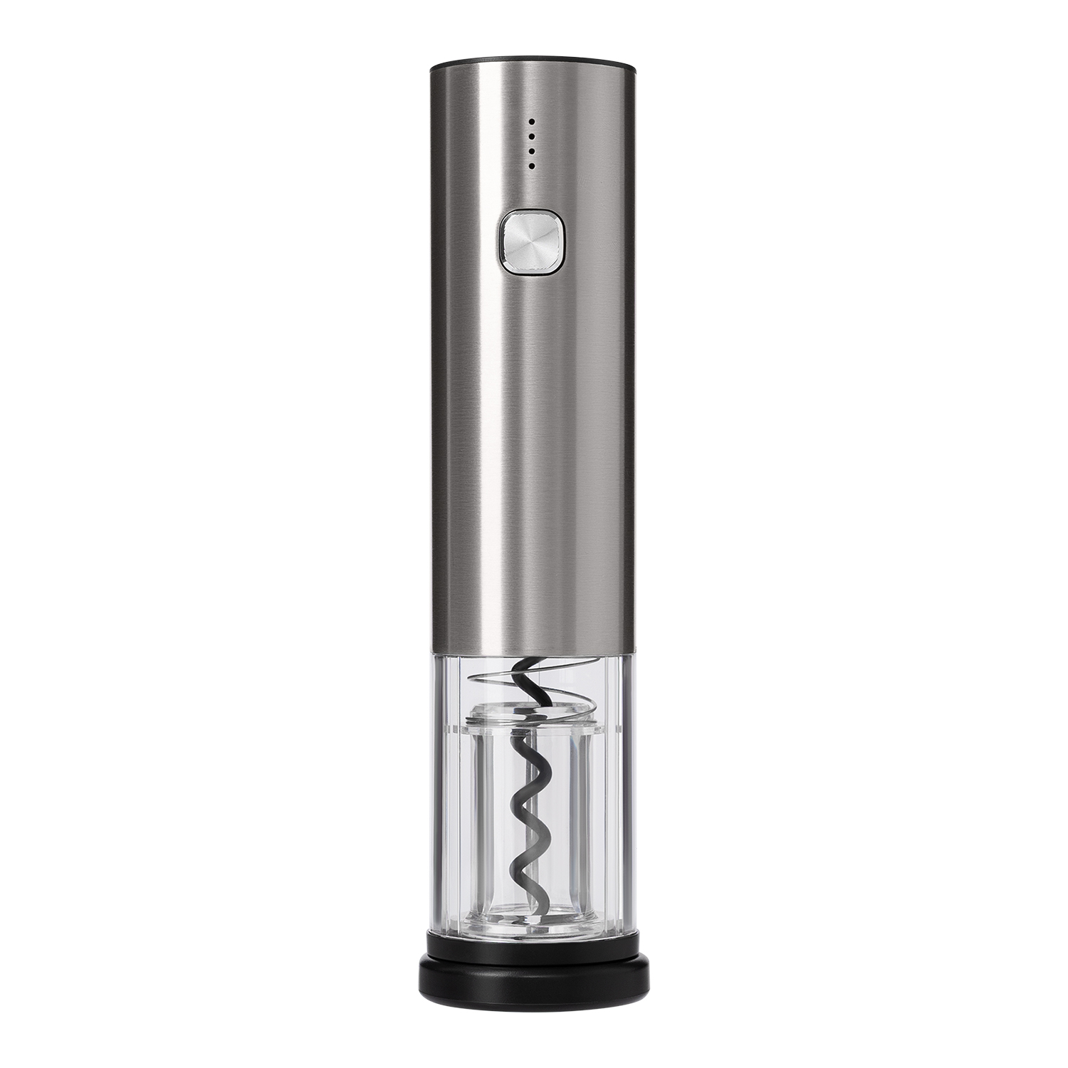 Набор для вина с электрическим штопором Винтаро (Vintaro), серебряный — пример нанесения логотипа (Portobello Электроника Кухня) | Print Logo