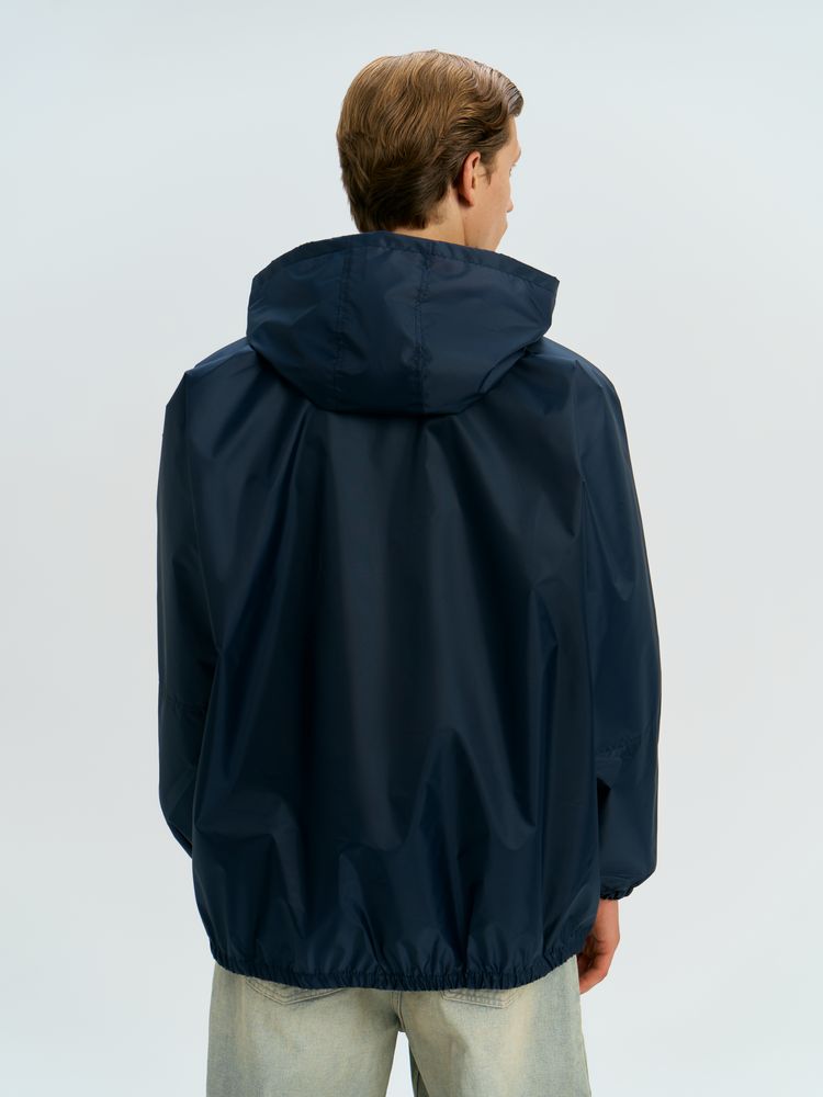 Дождевик-анорак Alatau, укороченный, синий