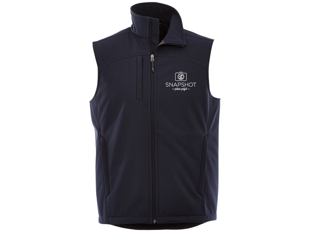 Жилет софтшел Stinson мужской, темно-синий