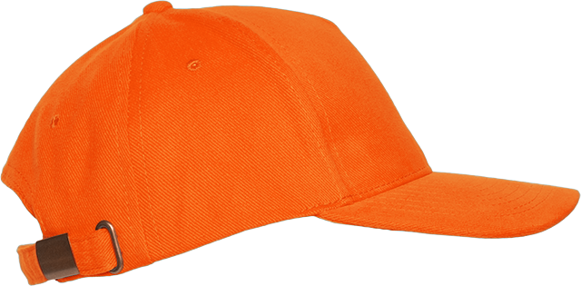 Бейсболка STAN 5 клиньев хлопок 280, 03, Оранжевый,  (28/1)  (56-58)
