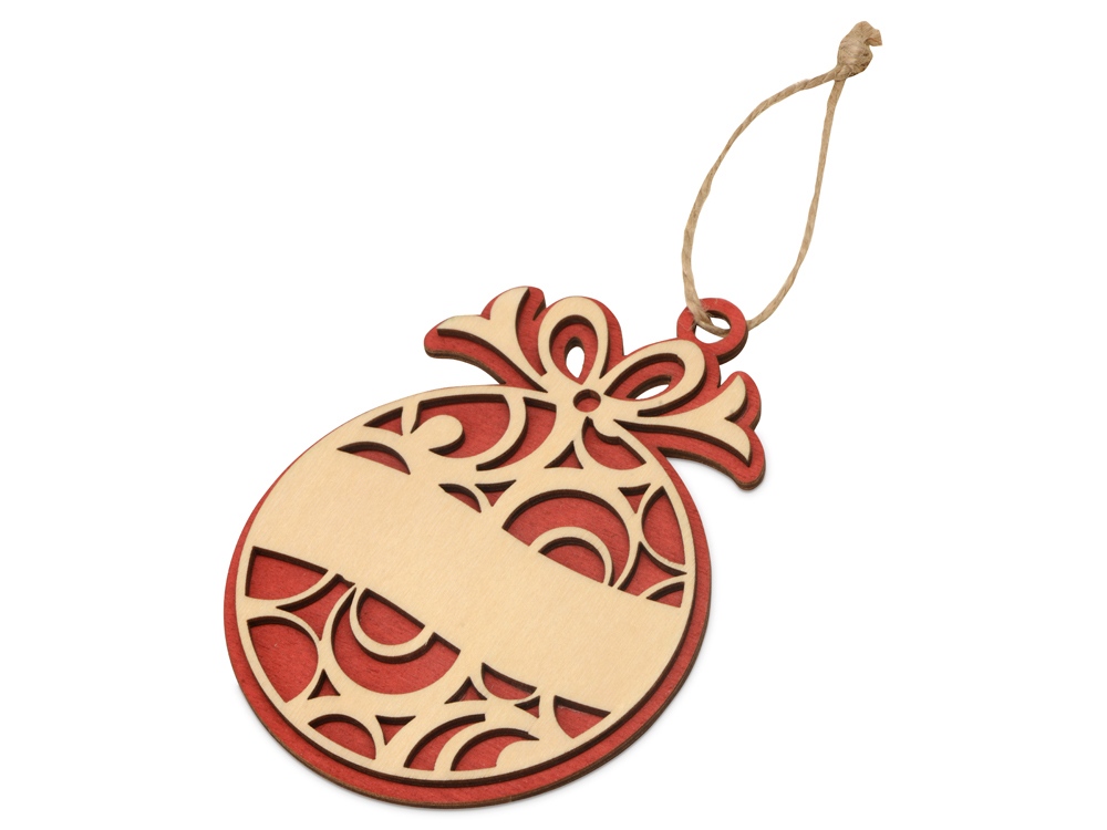 Подвеска Новогодний шар с логотипом  | Print Logo