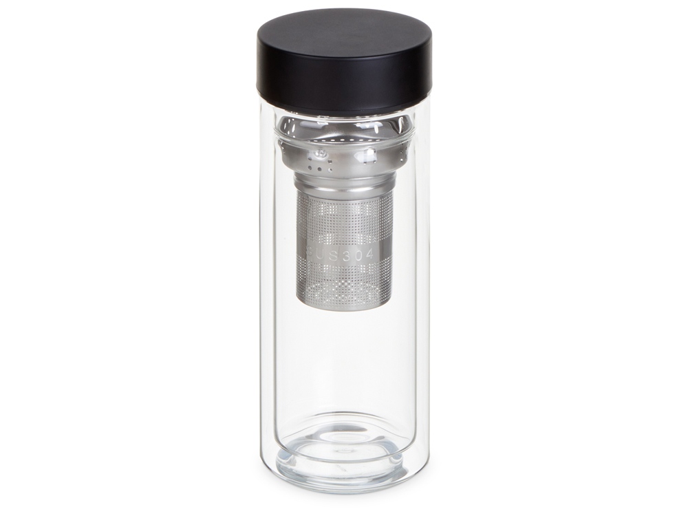 Стеклянная термобутылка Glassir, 500мл с логотипом  | Print Logo