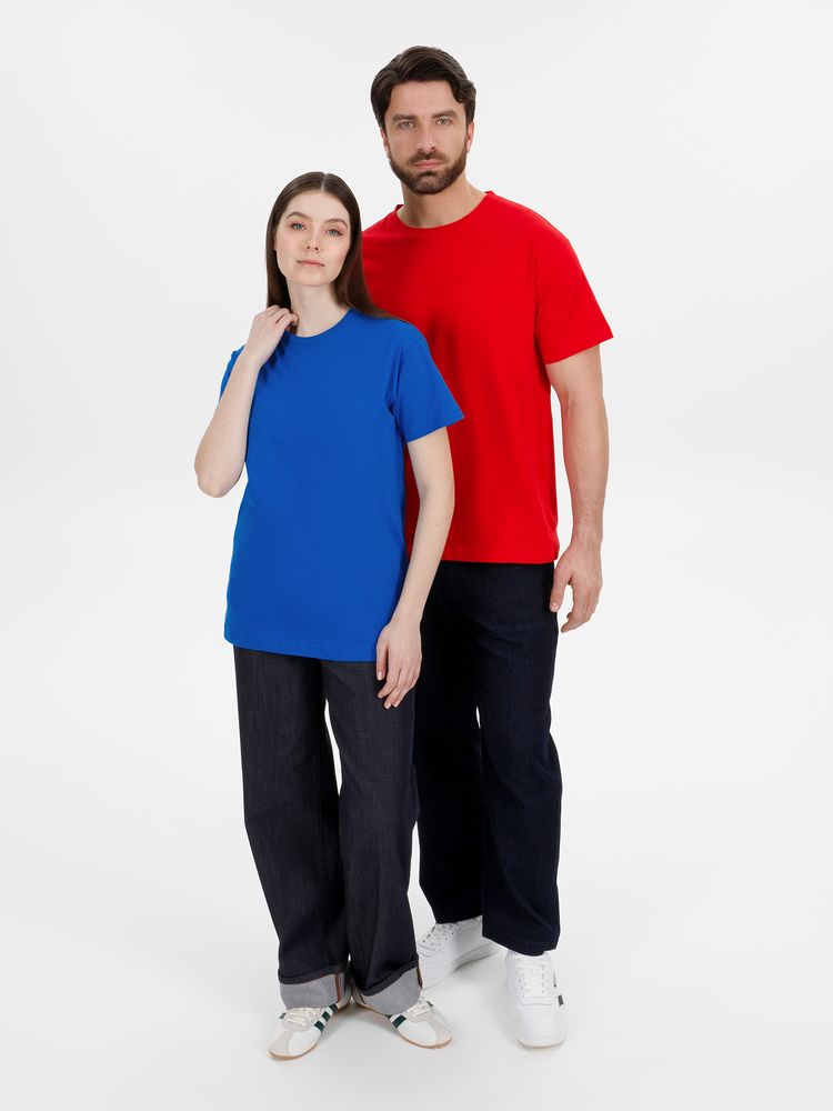 Футболка унисекс T-Bolka 180, красная, размер S