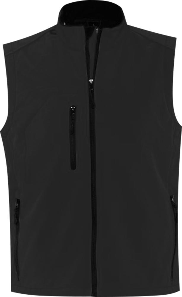 Жилет мужской софтшелл Rallye Men ярко-синий с логотипом Sol's | Print Logo