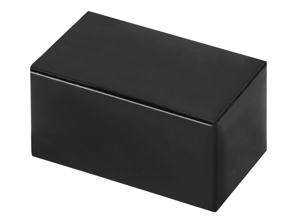 Подставка для визиток Круиз, серебристый/черный