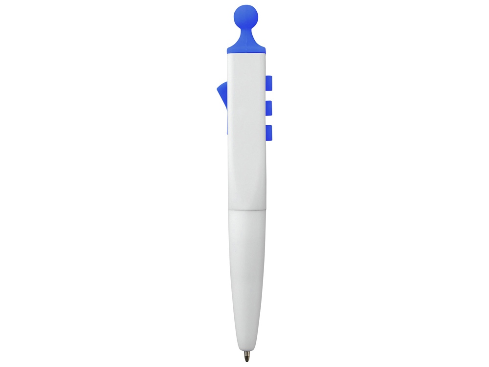 Ручка шариковая Clic Pen, белый/ярко-синий