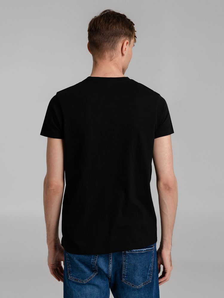 Футболка мужская Regent Fit 150, черная, размер XS