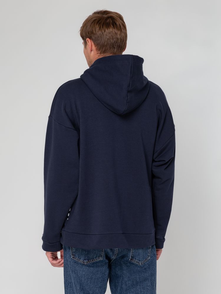 Худи унисекс оверсайз Seamark, темно-синее, размер XL/XXL