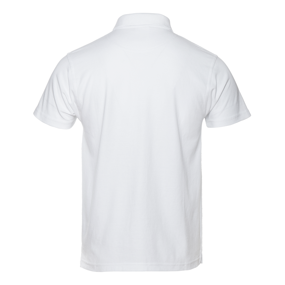 Рубашка поло мужская STAN хлопок/полиэстер 185, 104, Белый,  (10/1)  (52/XL)