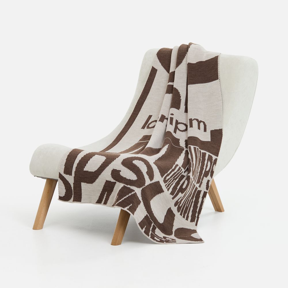 Плед на заказ Tricksy Fint Grand Max, 2 цвета, S с логотипом  | Print Logo