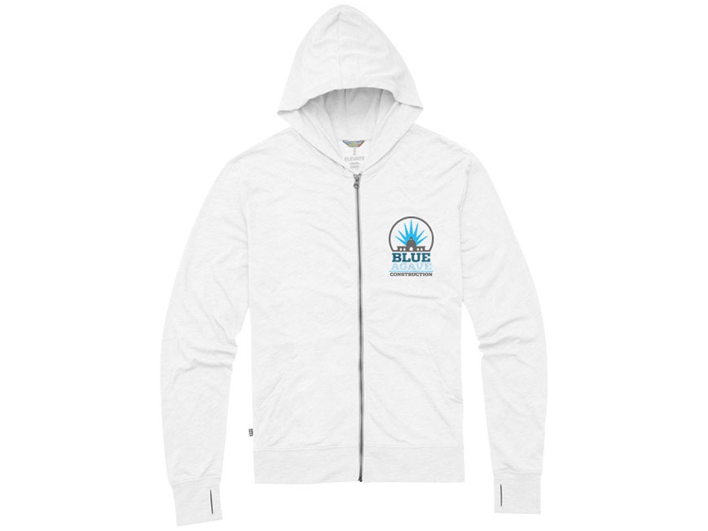 Толстовка Garner мужская с капюшоном, белый