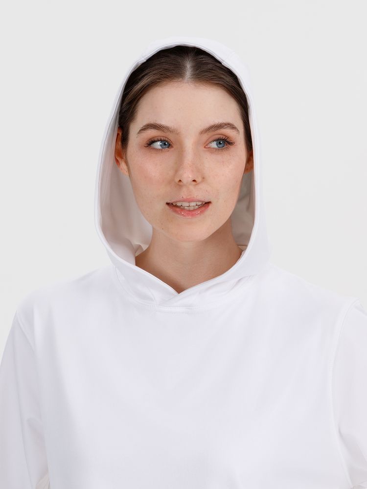 Худи унисекс Morfiss, белое, размер XL/XXL