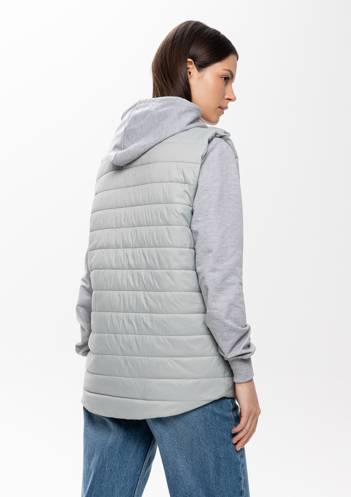 Жилет унисекс утепленный STAN таффета, 65, 87, Светло-серый,  (72)  (56/XXXL)