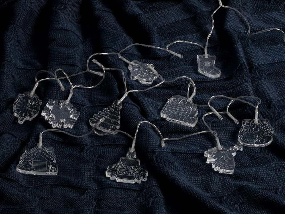 Светодиодная гирлянда «Новогодняя история» — пример нанесения логотипа (сделано в России) | Print Logo