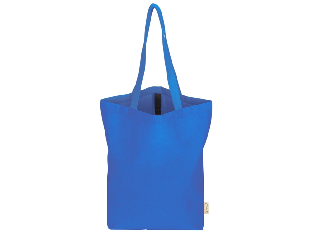 Сумка Fixy из переработанного хлопка с фиксирующей эластичной лентой, синий