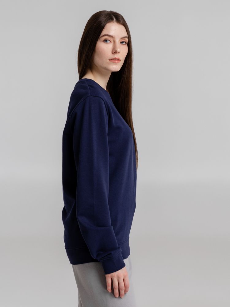 Свитшот унисекс BNC Inspire (Organic), темно-синий, размер M