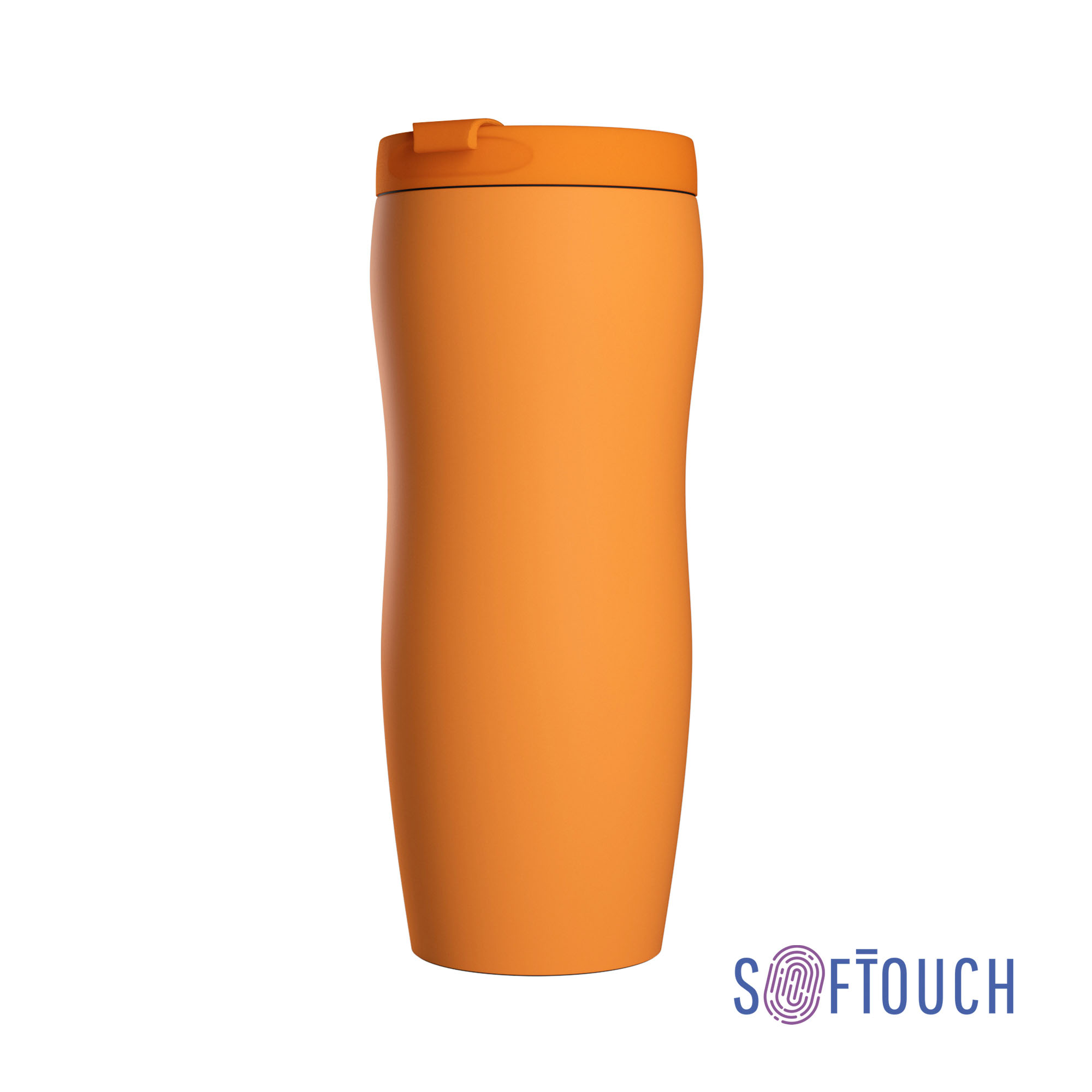 Термостакан "Монтана" 400 мл, покрытие soft touch, бирюзовый