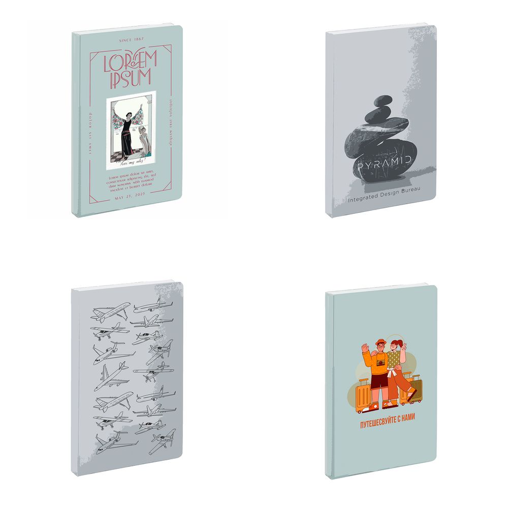 Ежедневник Stone с блоком из каменной бумаги на заказ с логотипом сделано в России | Print Logo