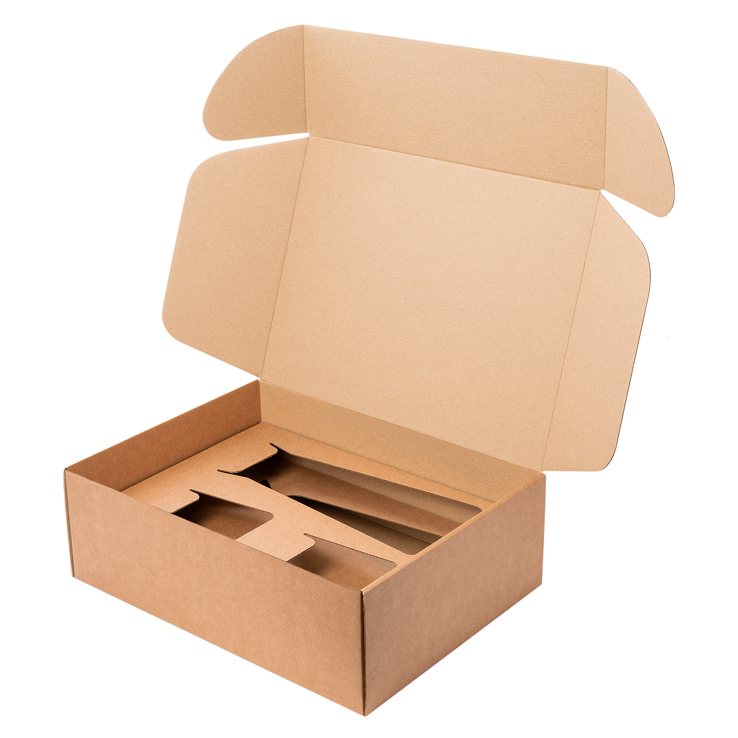 Доп. Ложемент под декантер + 2 низких стакана в среднюю универсальную коробку (арт. 21002.020) — пример нанесения логотипа (Portobello подарочная упаковка) | Print Logo