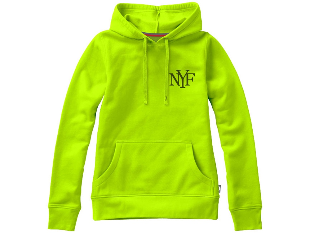 Толстовка Alley мужская с капюшоном, зеленое яблоко