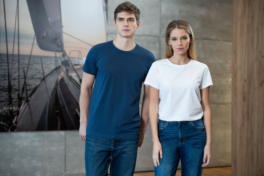 Футболка мужская American U белая, размер M