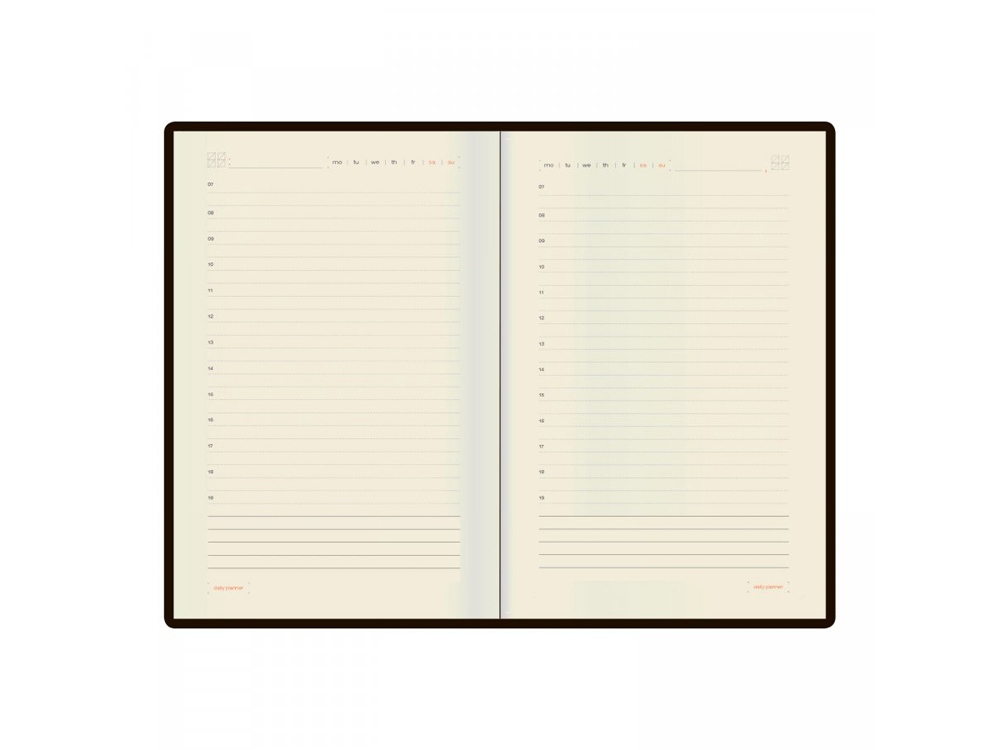 Ежедневник недатированный А5  Oxford, красный