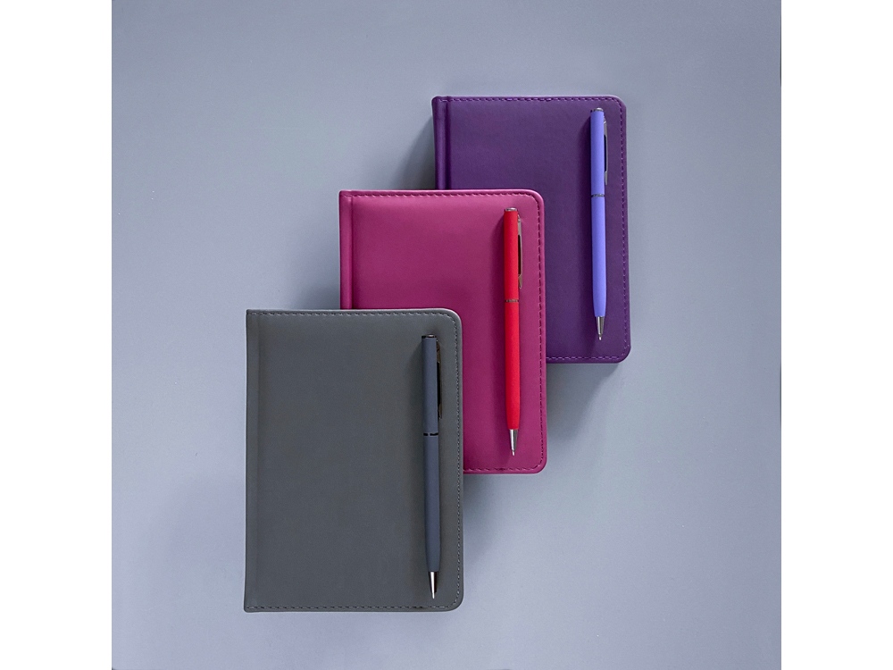 Ручка шариковая автоматическая BrunoVisconti® PALERMO цвет корпуса графитовый, soft-touch, 0.7 мм