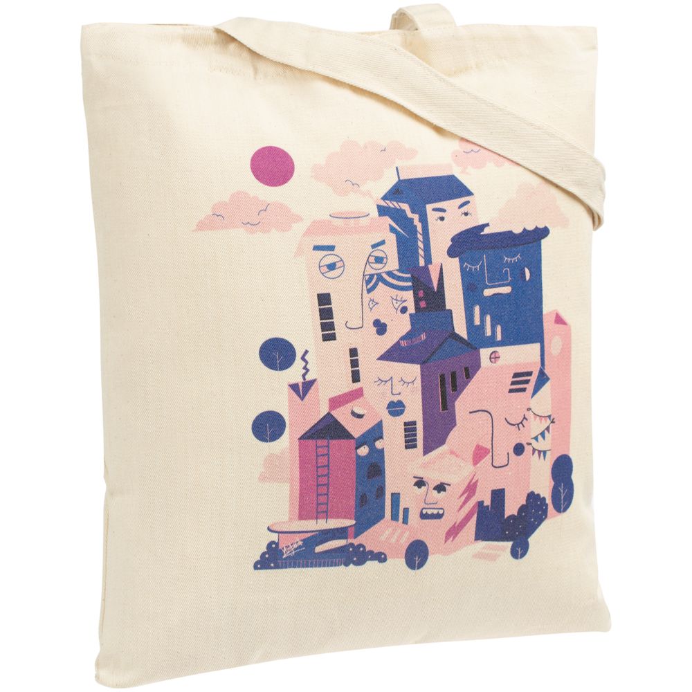 Холщовая сумка «Йогуртбург» — пример нанесения логотипа (Соль) | Print Logo