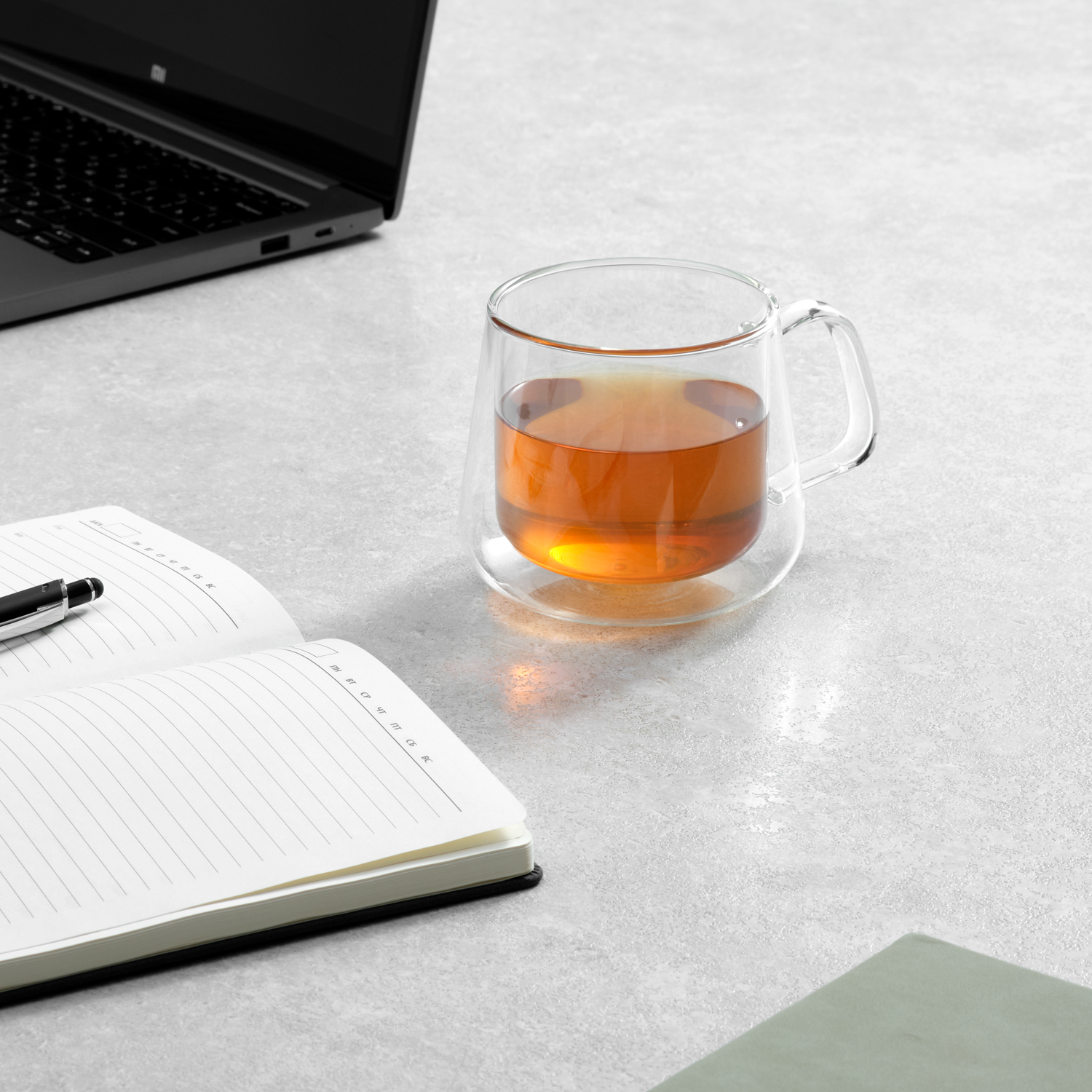 Кружка стеклянная с двойными стенками Дольче (Dolce) фото на сайте Print Logo.